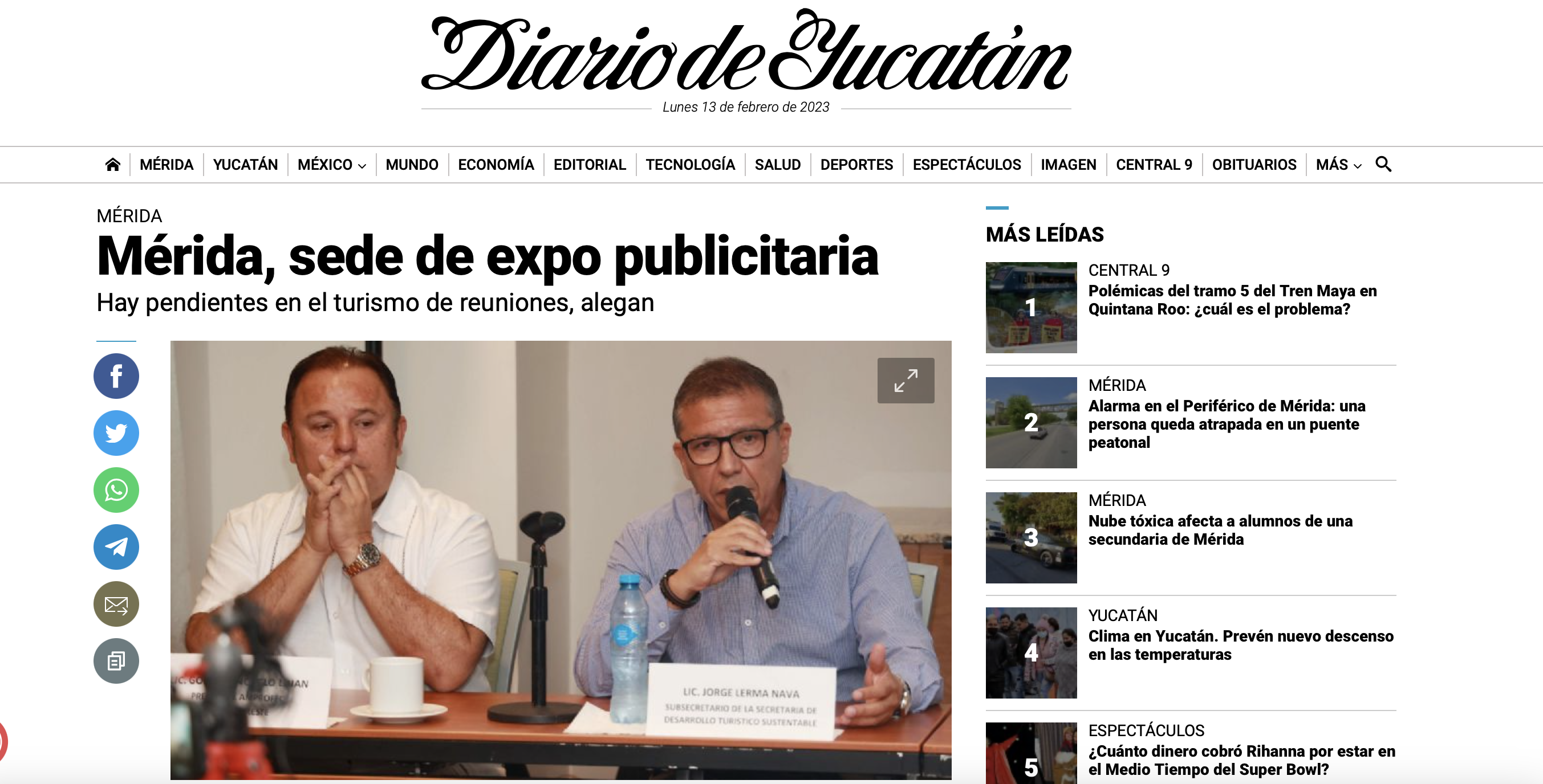 Mérida, sede de expo publicitaria Hay pendientes en el turismo de reuniones, alegan
