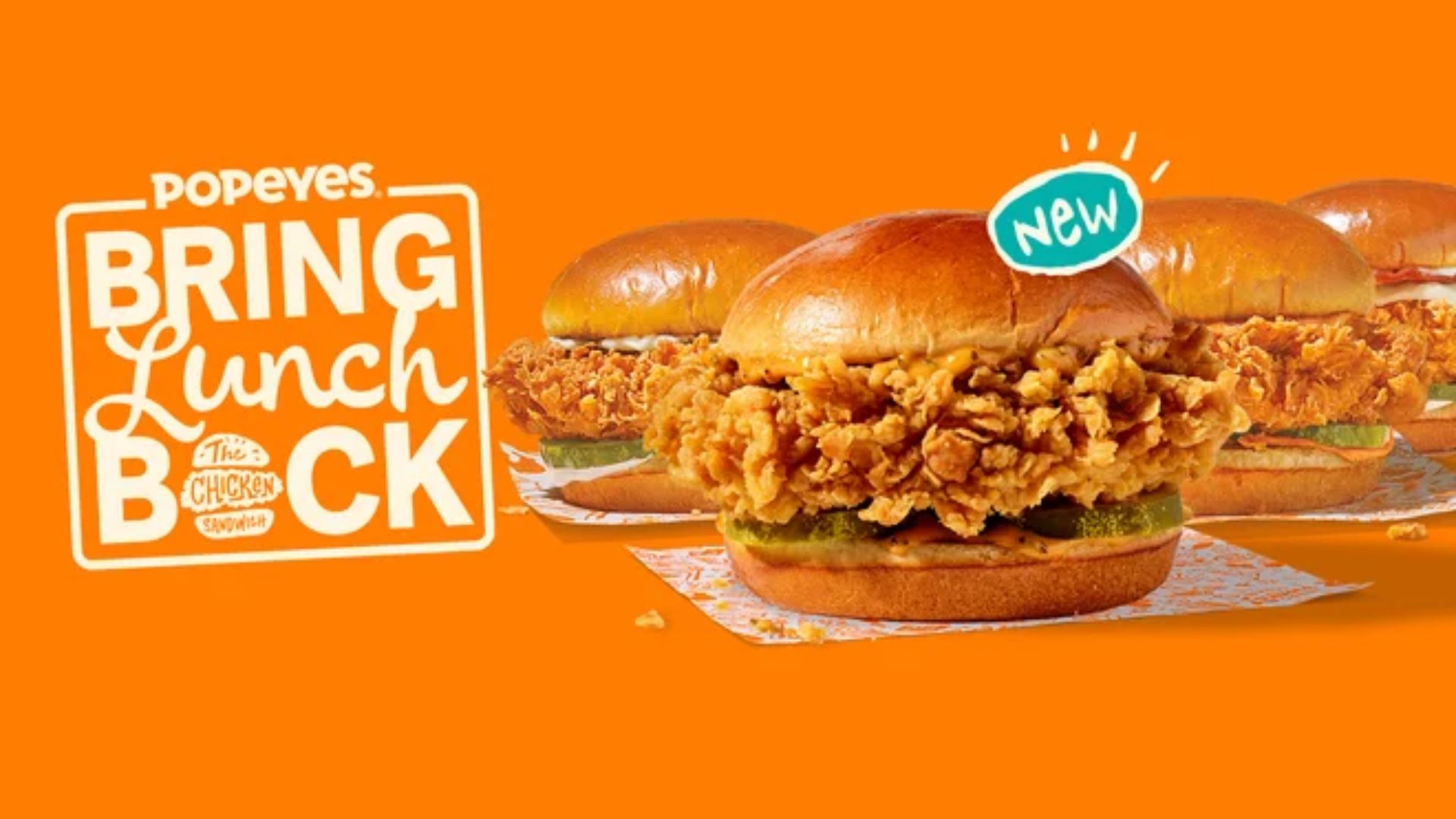 HOW POPEYES IS TAKING LUNCH BACK WITH TV AND TIKTOK CAMPAIGN