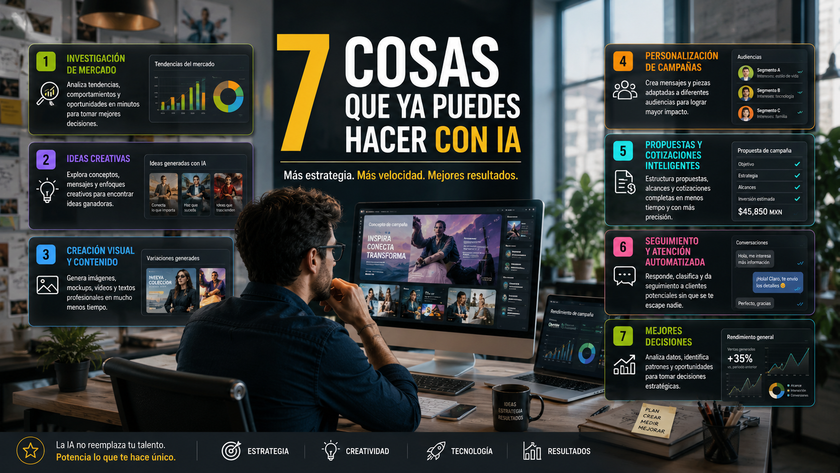 7 cosas que una empresa de publicidad puede hacer hoy con inteligencia artificial