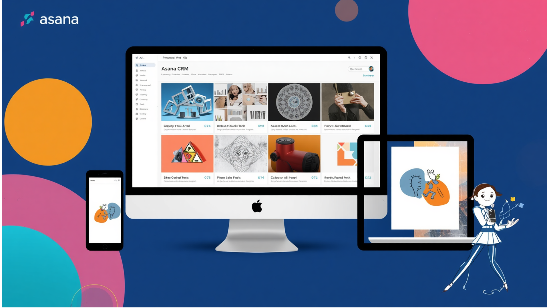 Asana CRM Sin costo para te ayudara a tu Empresa de Artes Graficas.