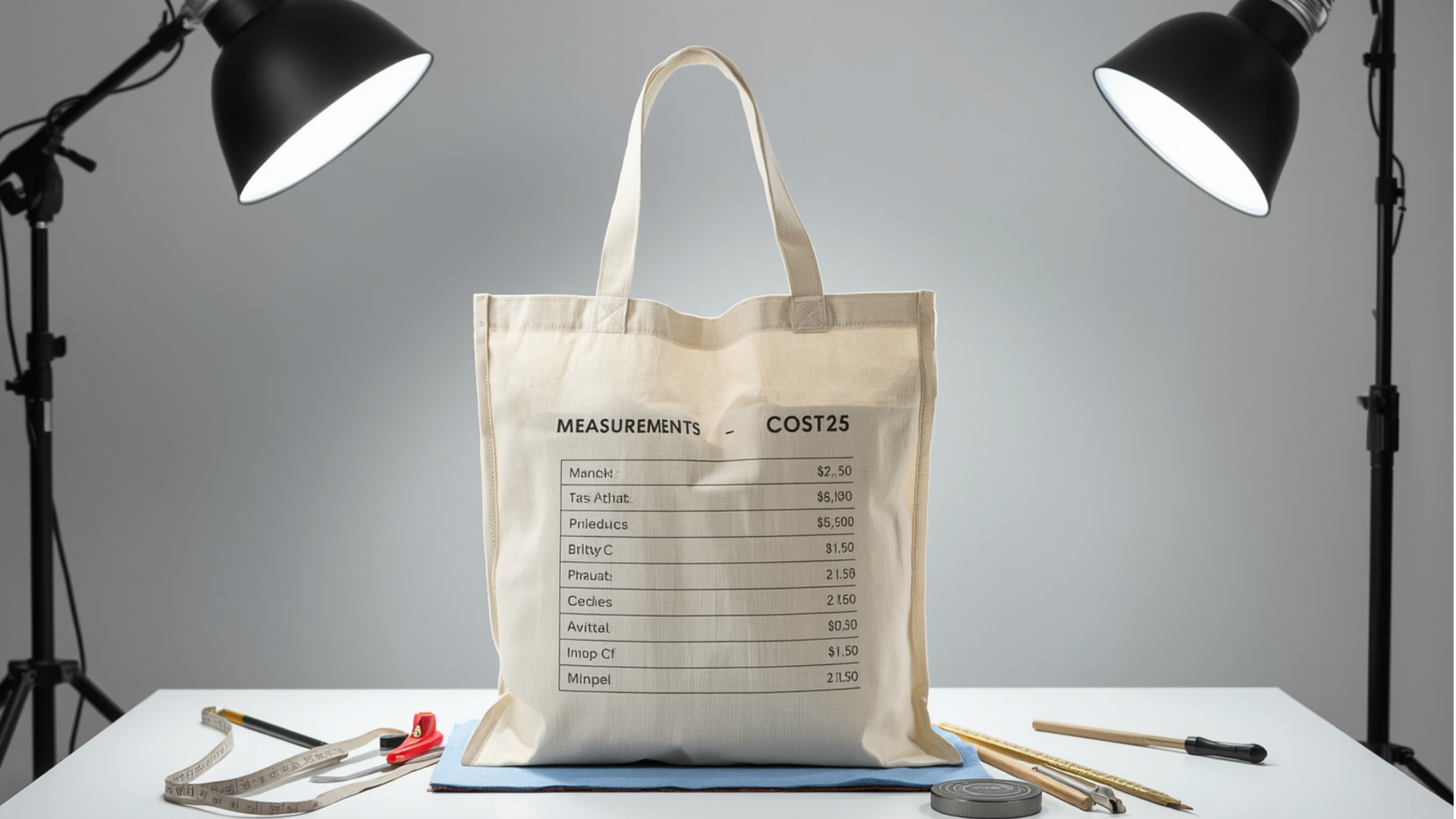 Bolsa de manta Medidas y Costos como material Publicitario.