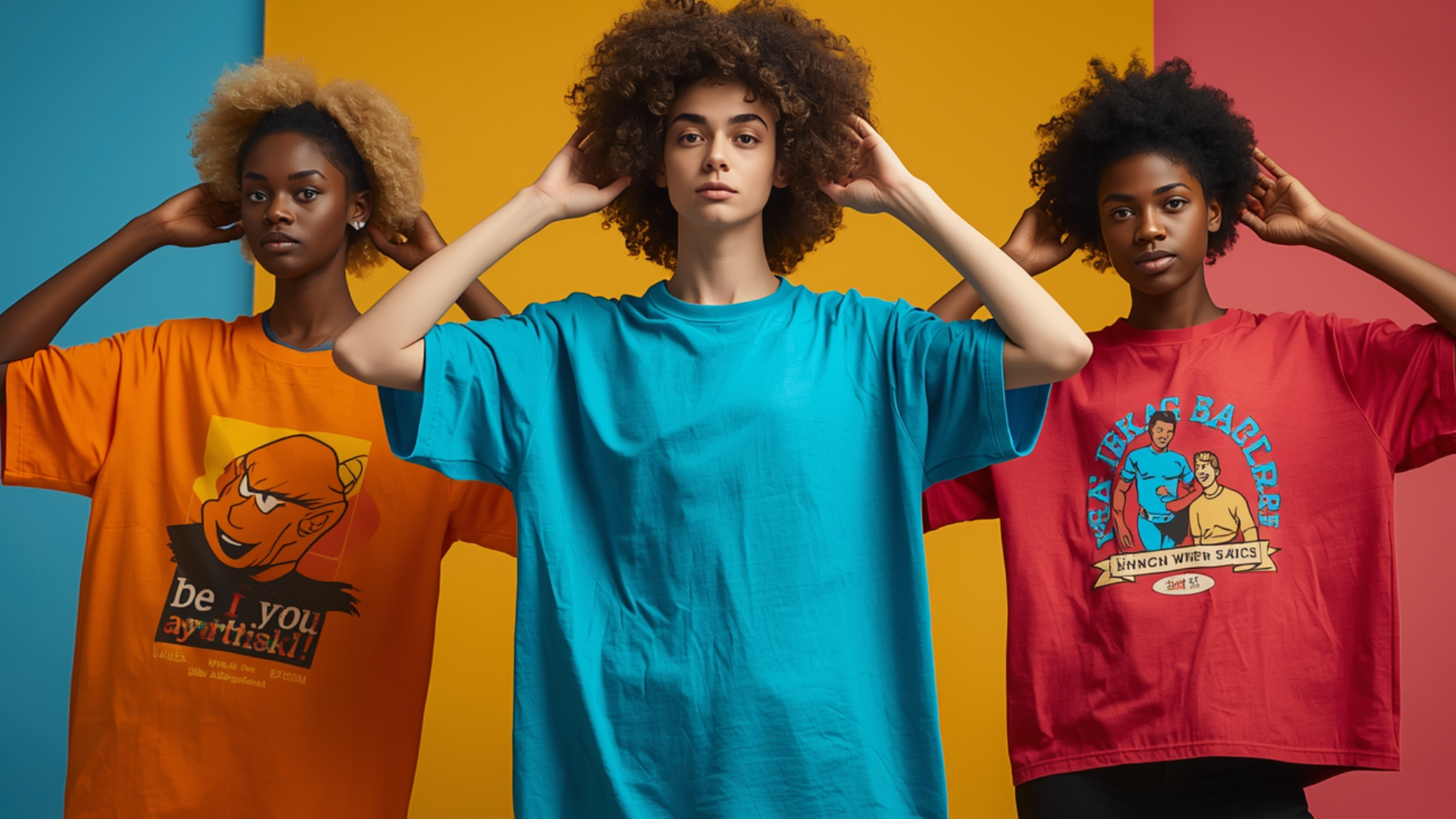 Playeras Oversize para publicidad