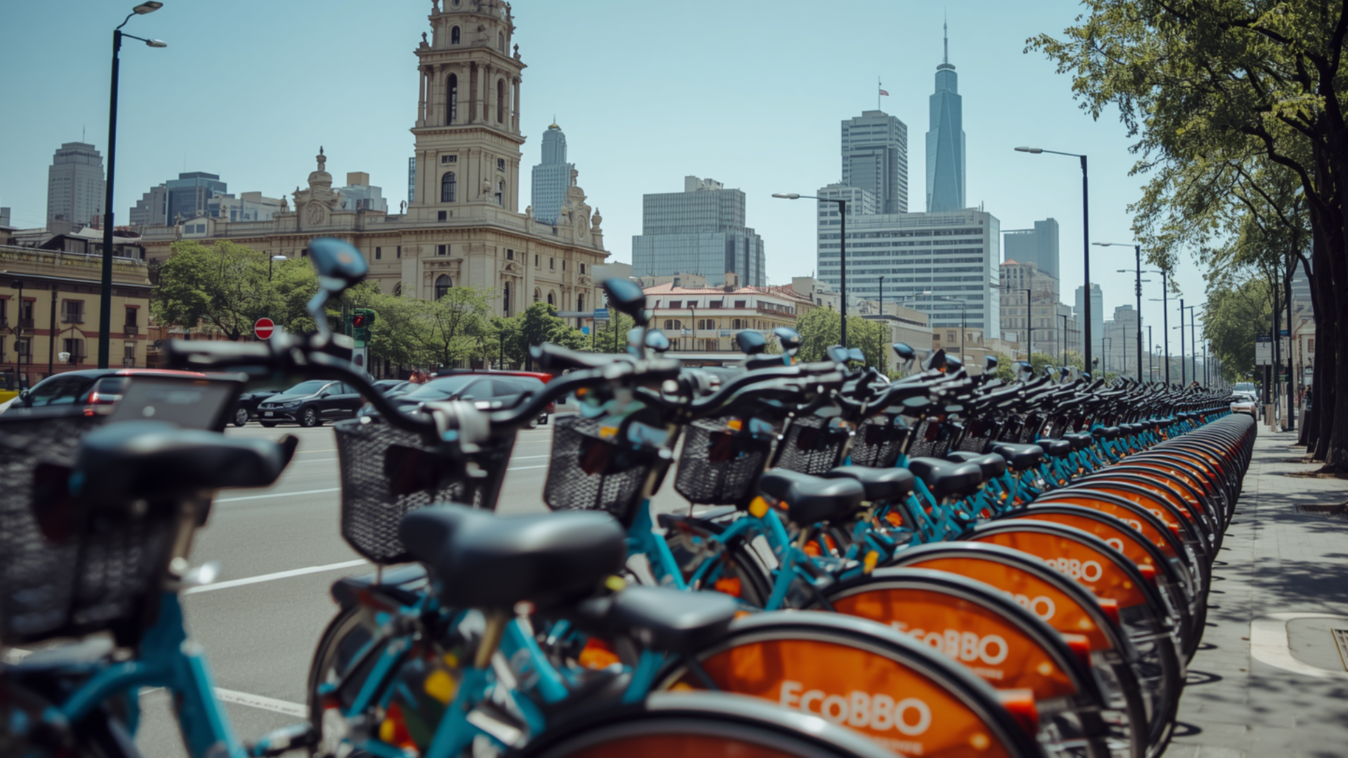 Publicidad en el Ecobici de CDMX