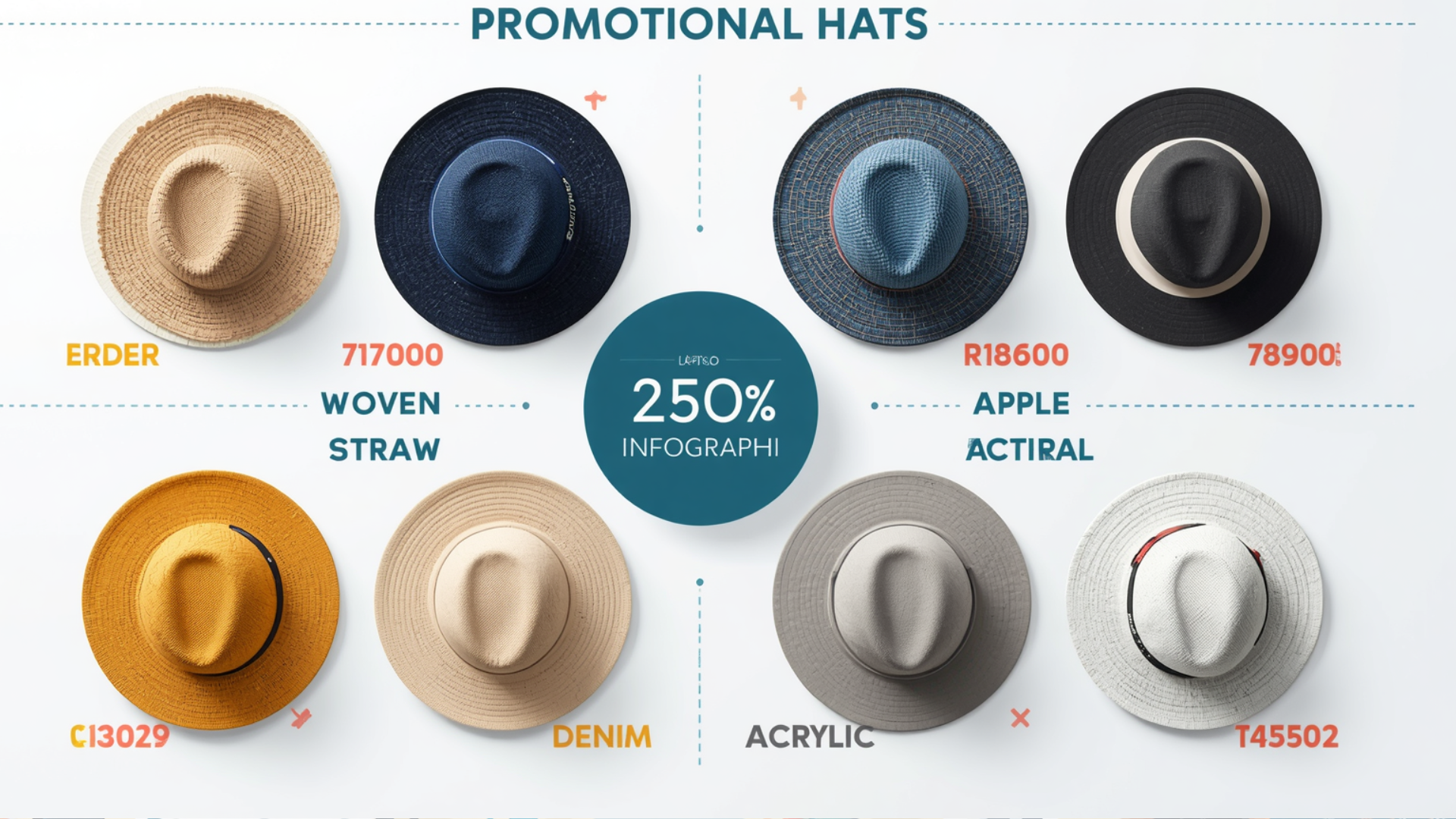 Sombreros publicitarios tipos y materiales