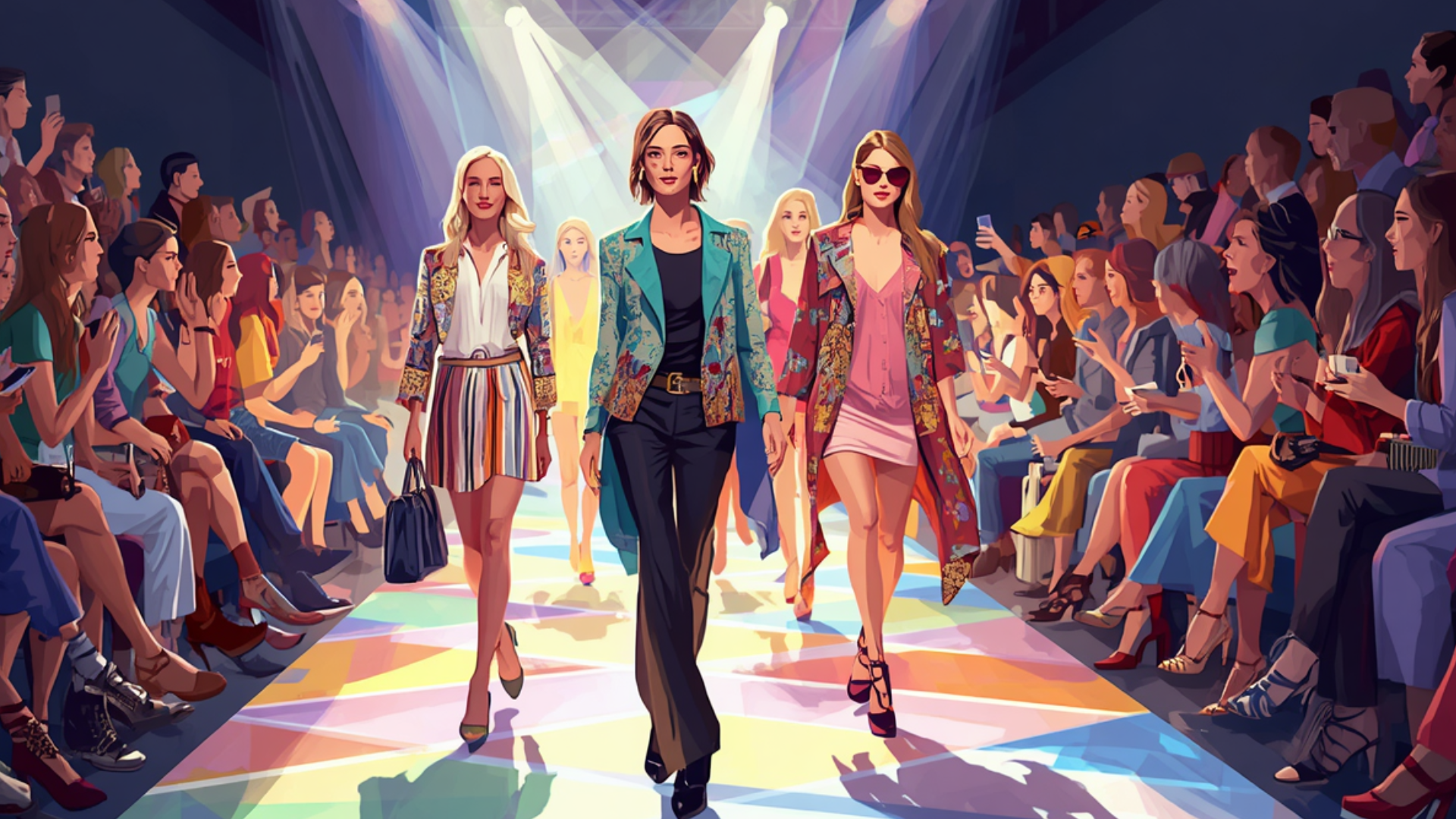 Pasarelas de moda para presentar ropa publicitaria