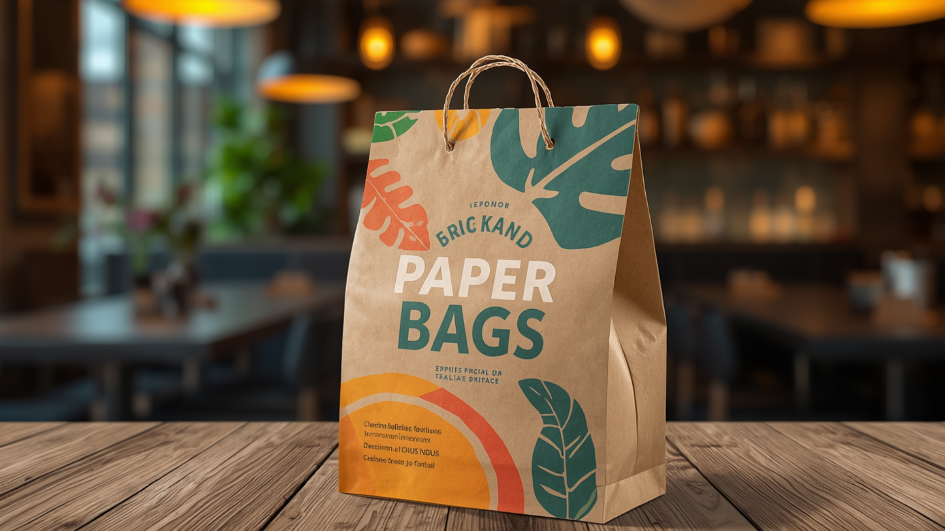 Que es imprescindible imprimir en un diseño de una bolsa de papel