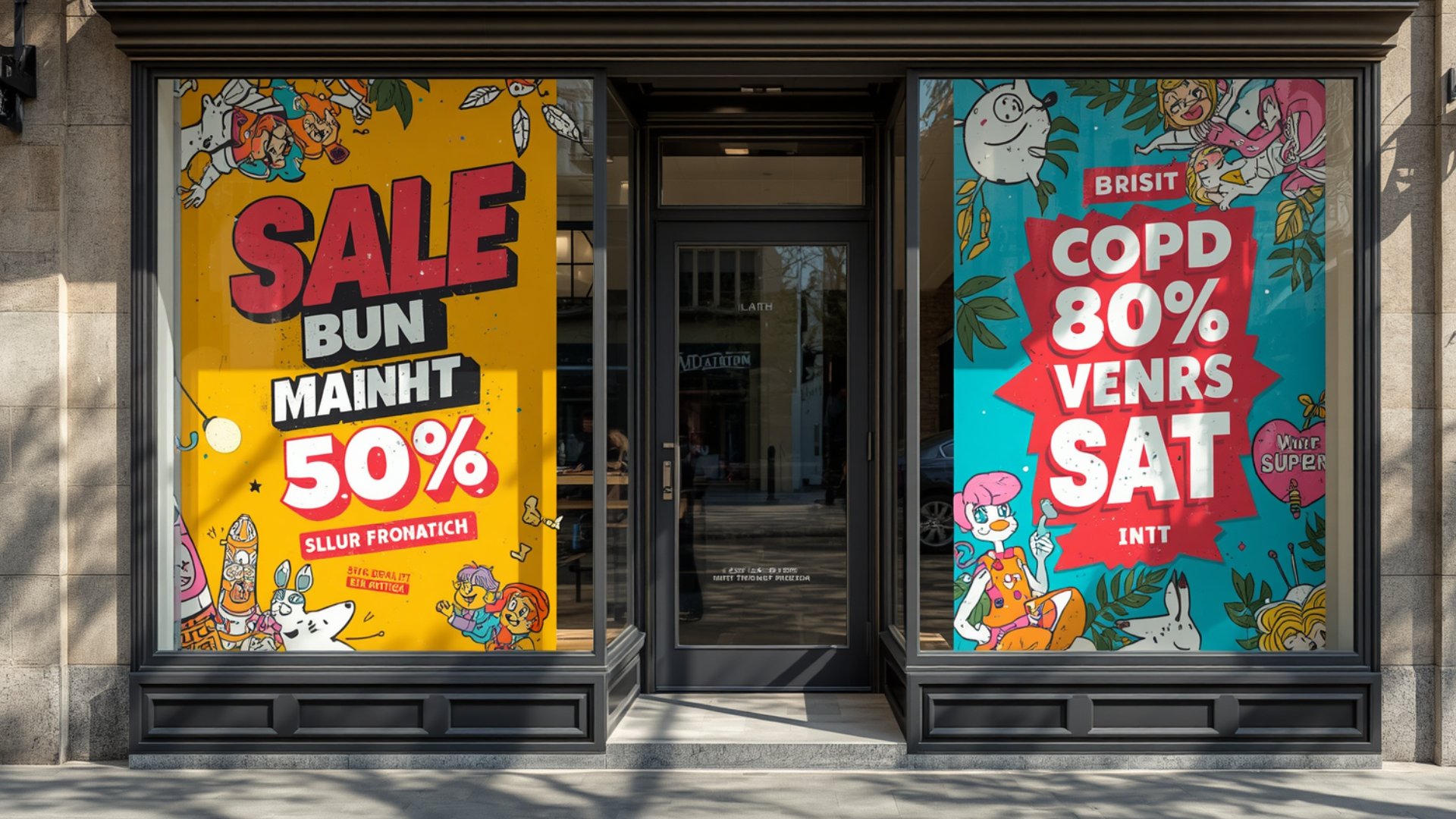 Rotulación de Cristales en Tiendas