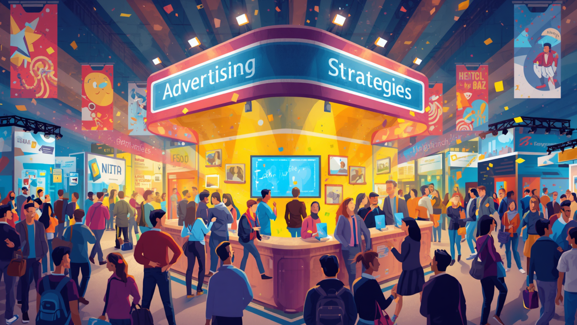 Estrategias Publicitarias en un Stand durante una EXPO