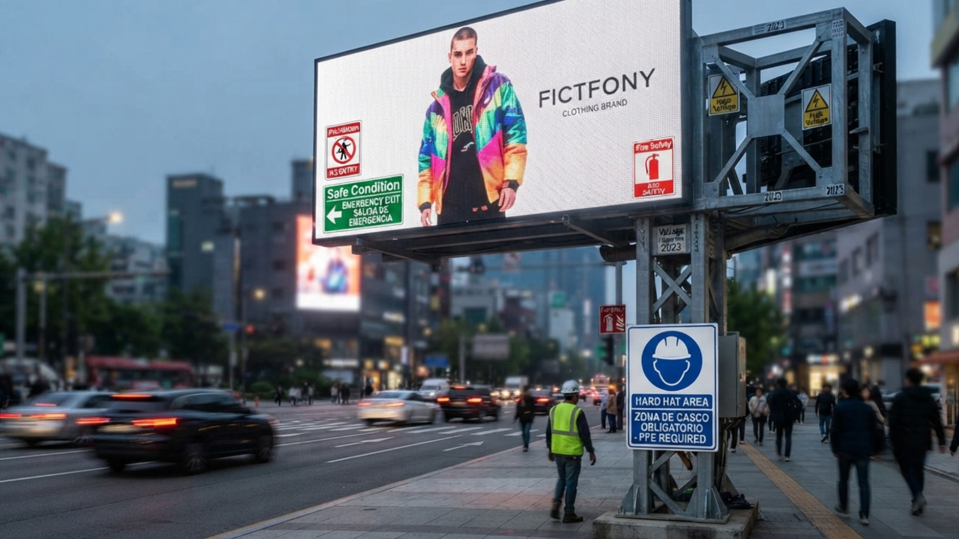 ¿Qué normativas de seguridad debe cumplir una señalética publicitaria?