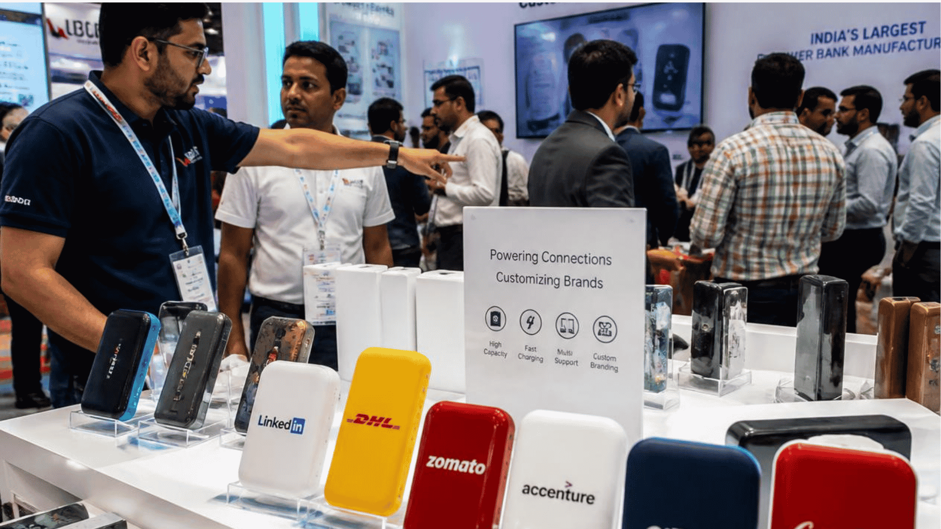 Los power banks personalizados se posicionan como el artículo tecnológico más pedido en ferias B2B.
