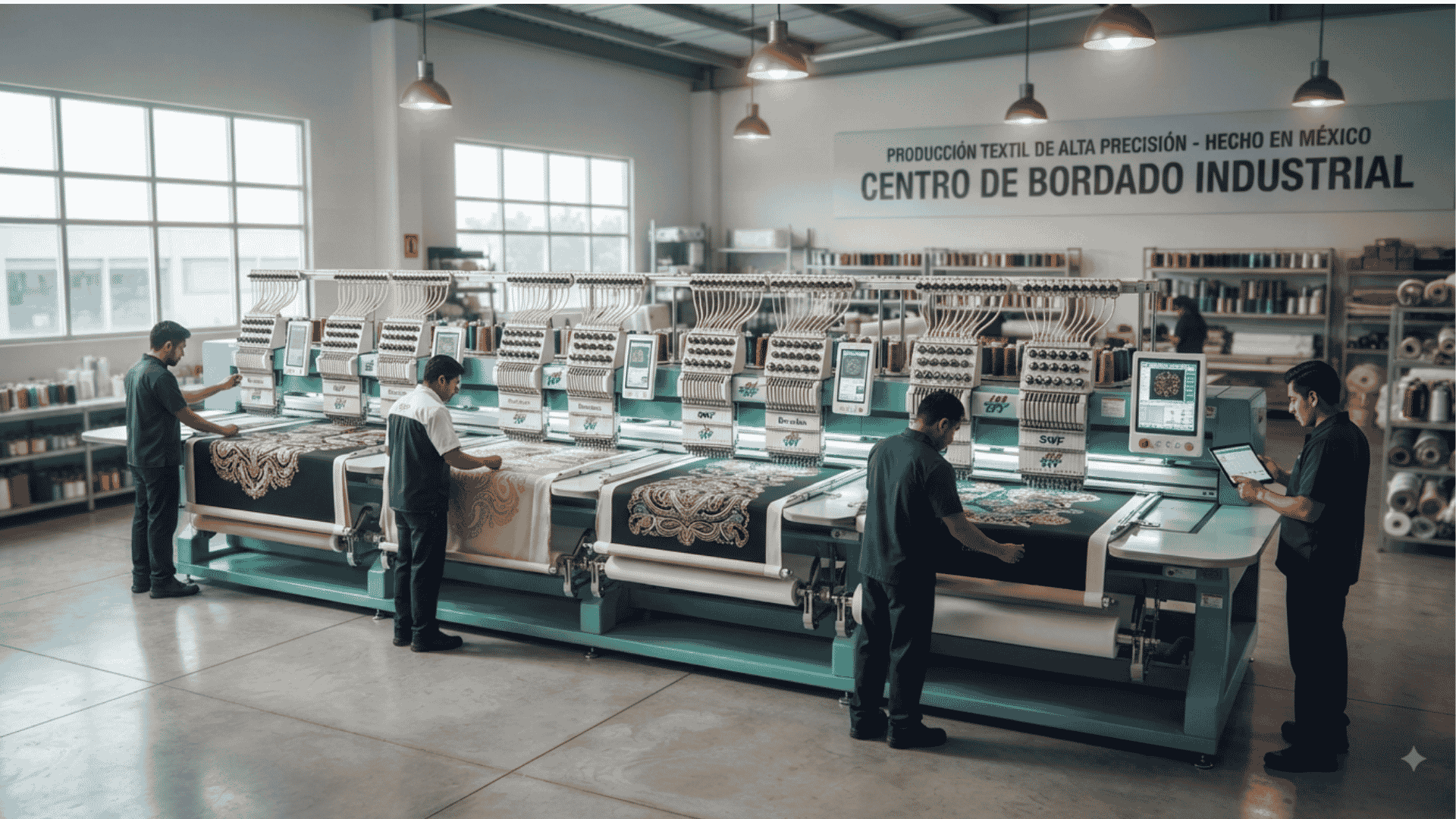 El Top 5 de las mejores maquinas de bordado textil importadas a México.
