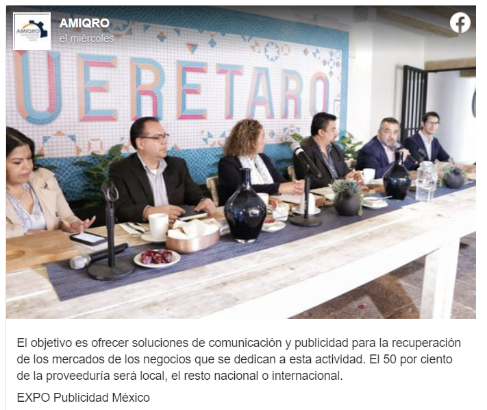 Querétaro será sede de la Expo Internacional de Publicidad Este evento reunirá a proveedores nacionales y extranjeros de la industria de la comunicación